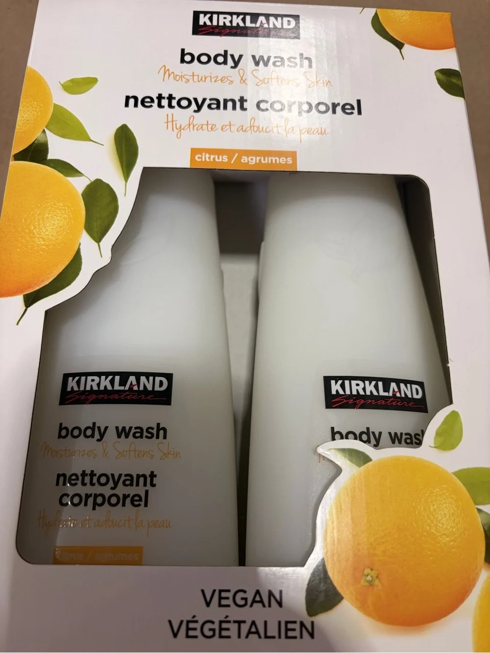 Kirkland Signature White Citrus Body Wash Twin Pack new value duo pack